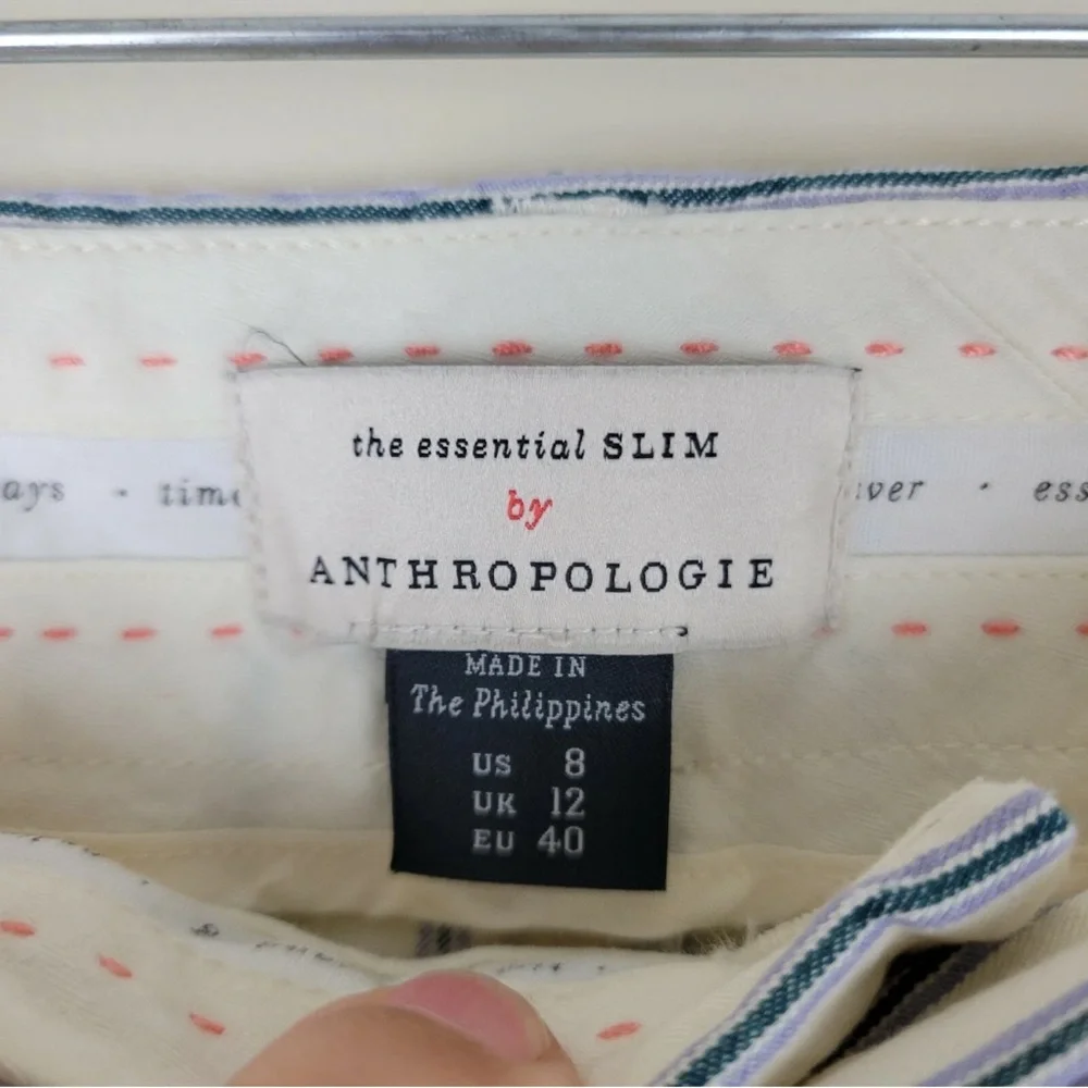 Anthropologie- Striped Pants- Size 8 - Picture 2 of 9